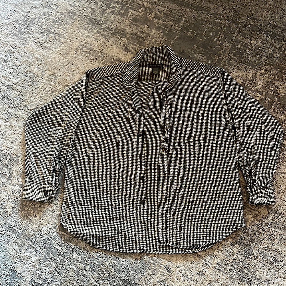 banana republic oversized button down shirt